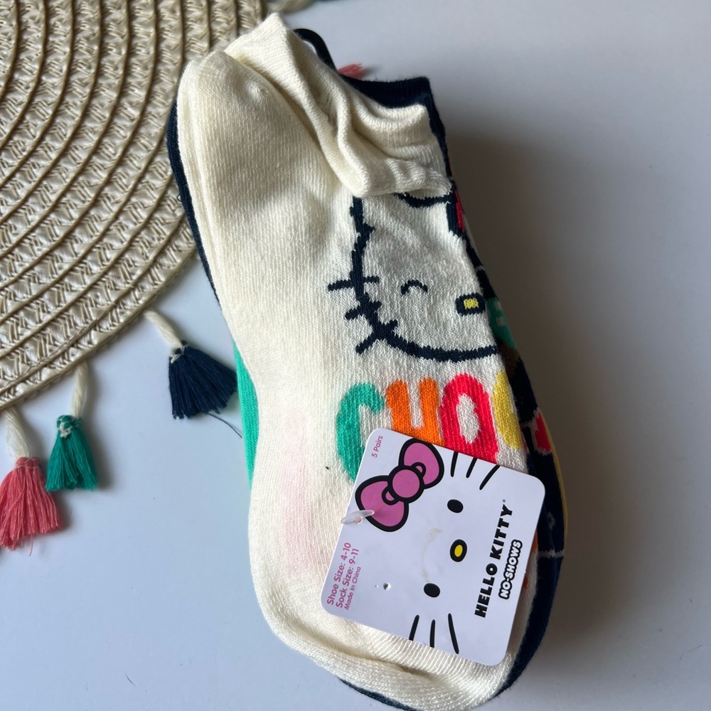 Hello Kitty 5 Pack Socks NEW